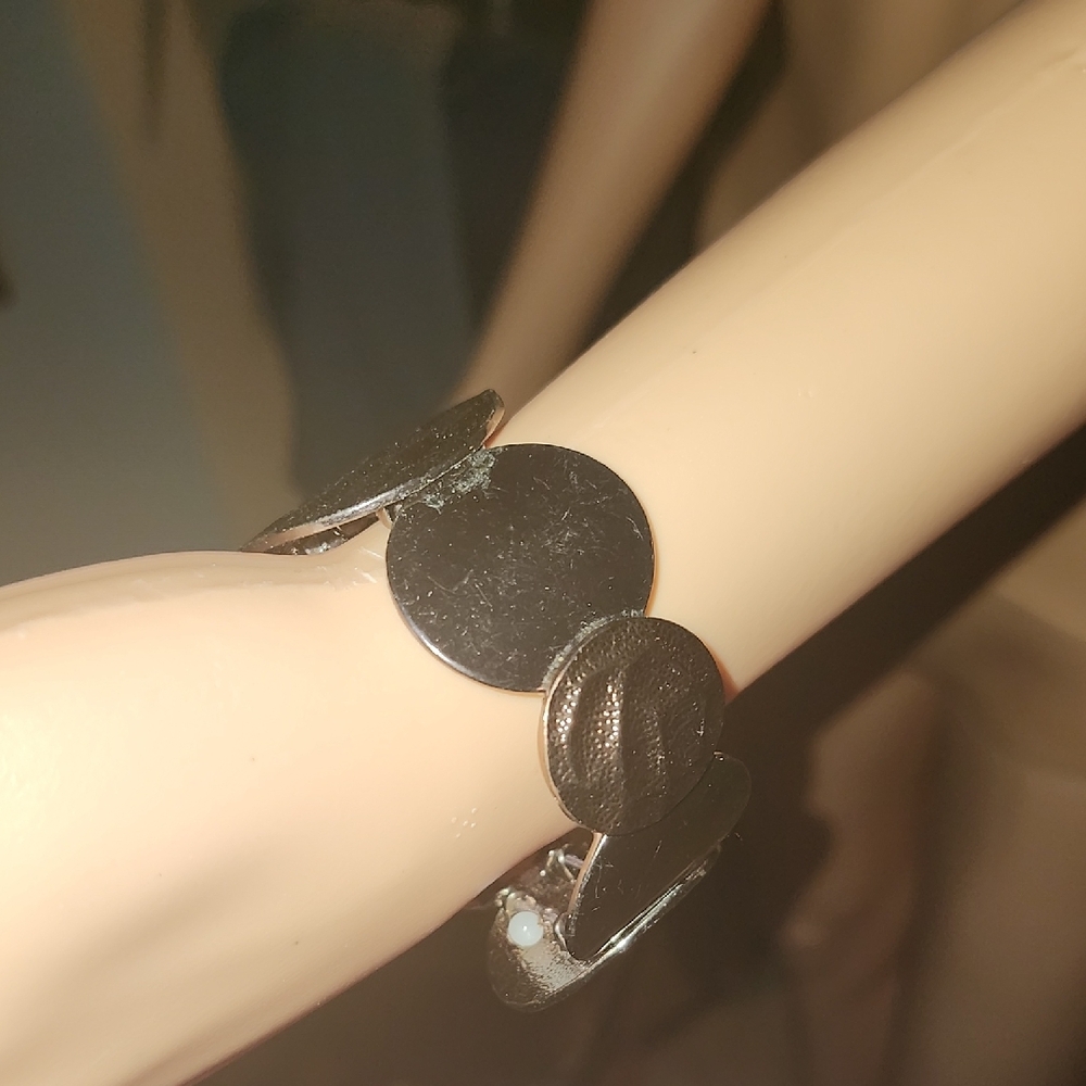 Silver Circle Bracelet